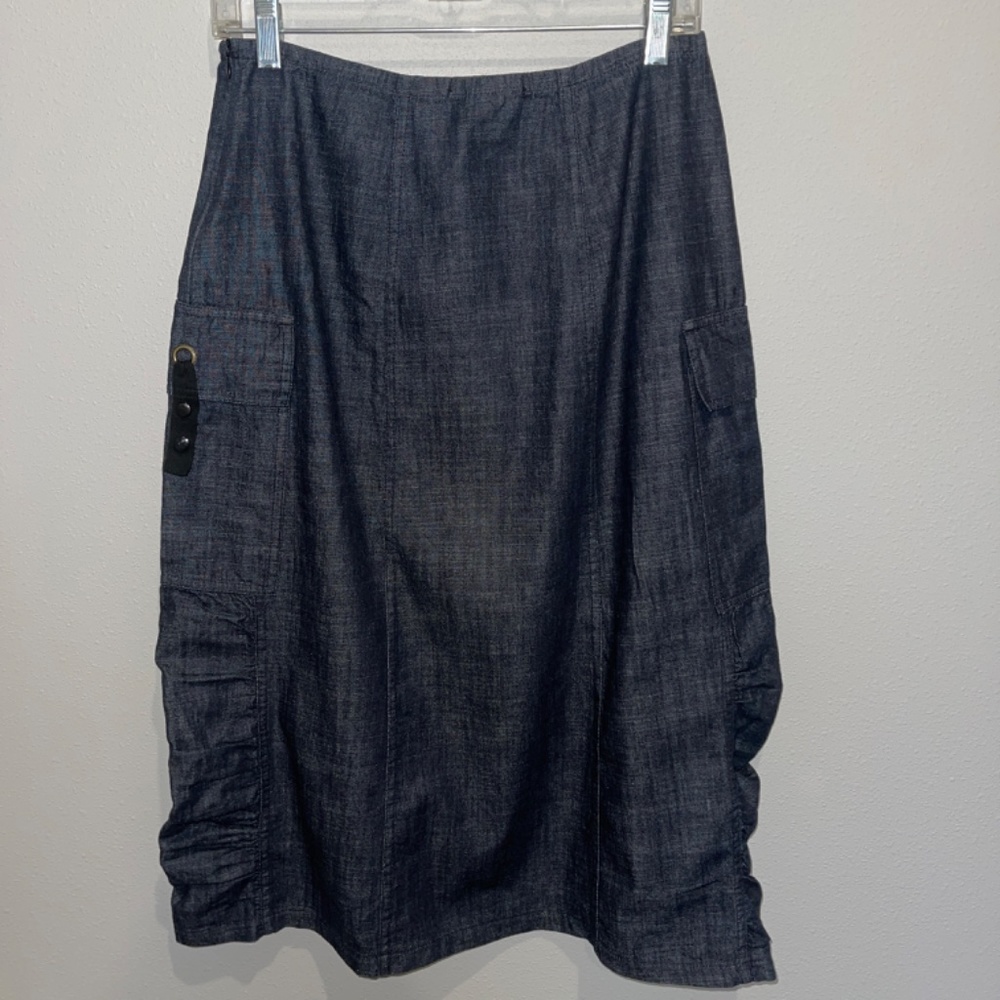 NWT New Creation Pamela Skirt Ruched Sides Size 30 Small